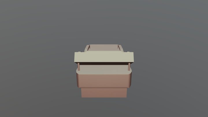 Hospital Bed 3D Model