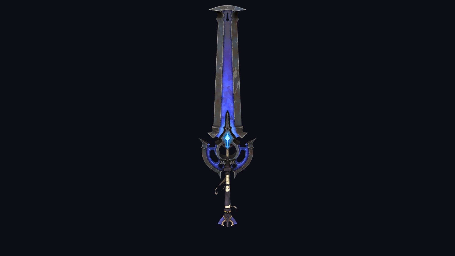 Stylized Fantasy Sword - 3D model by Dylan Koroivatu (@DylanKoroivatu ...
