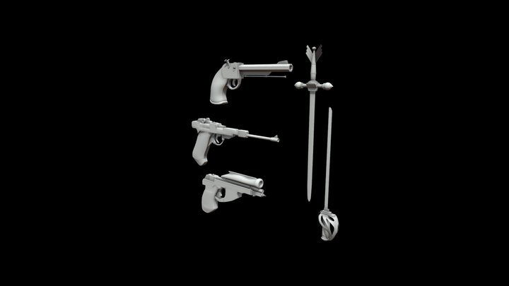 Guns 3D Model