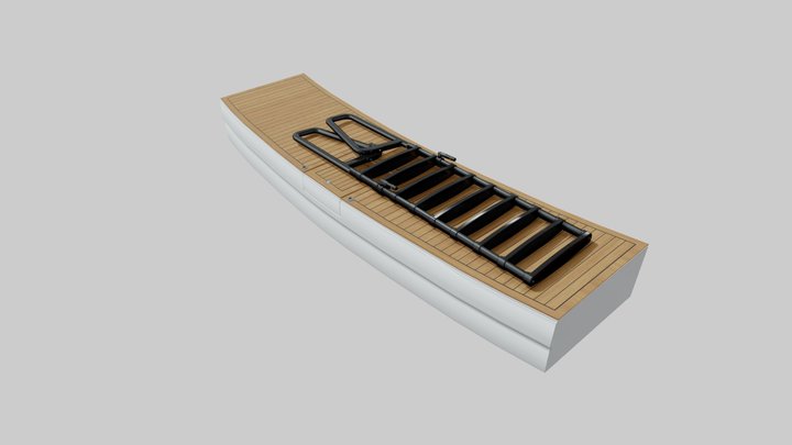Custom carbon ladder 3D Model