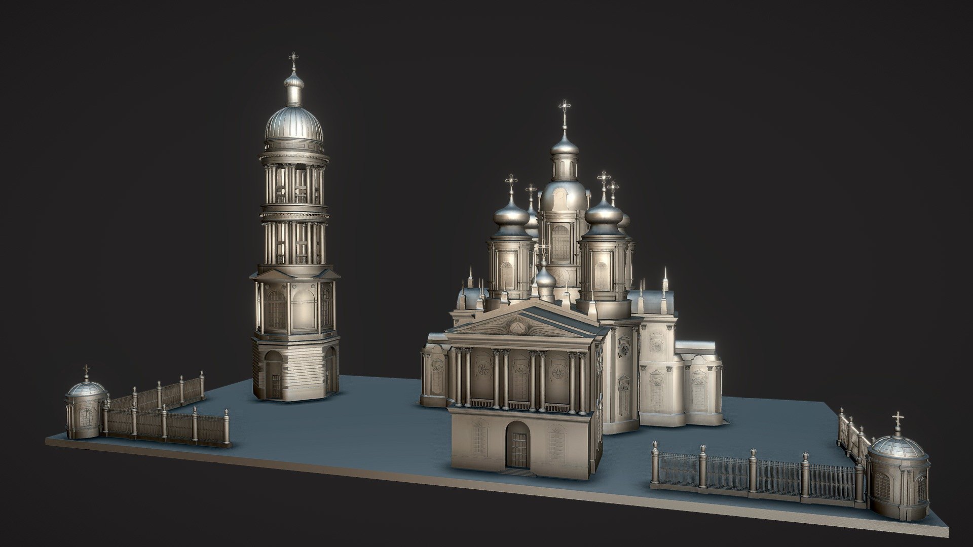 Vladimir Cathedral / Владимирский собор — Sketchfab embed 3D viewer