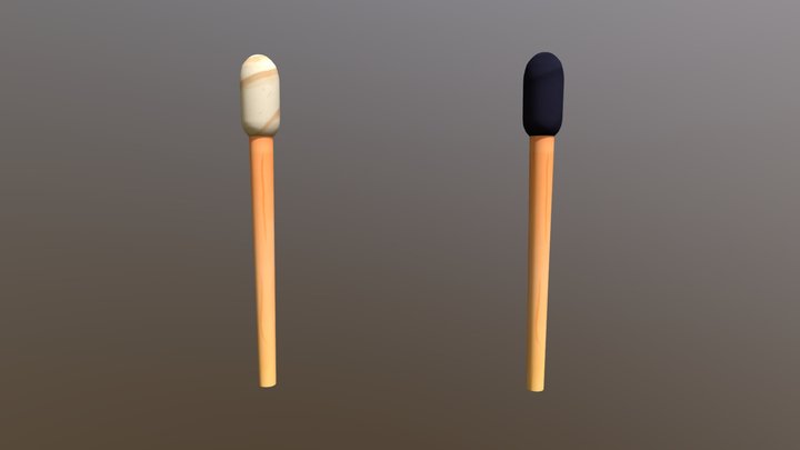 Stylized_torch 3D Model