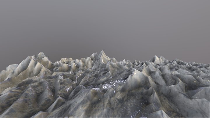 Snowy Mountain*s* 3D Model