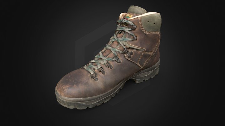 Shoe Hiking 01 3D Model