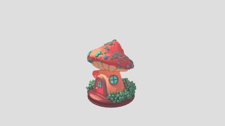 Mushroom_house 3D Model