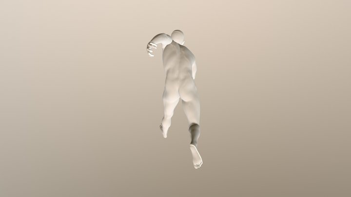 Man Run 3D Model