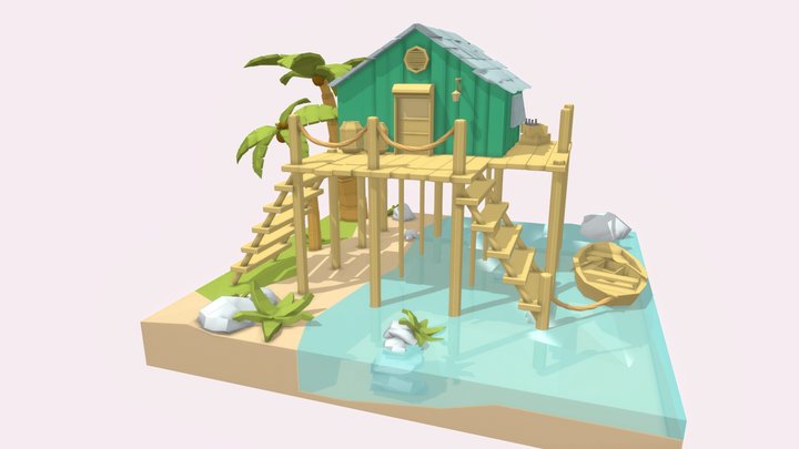 Cottage 3D Model