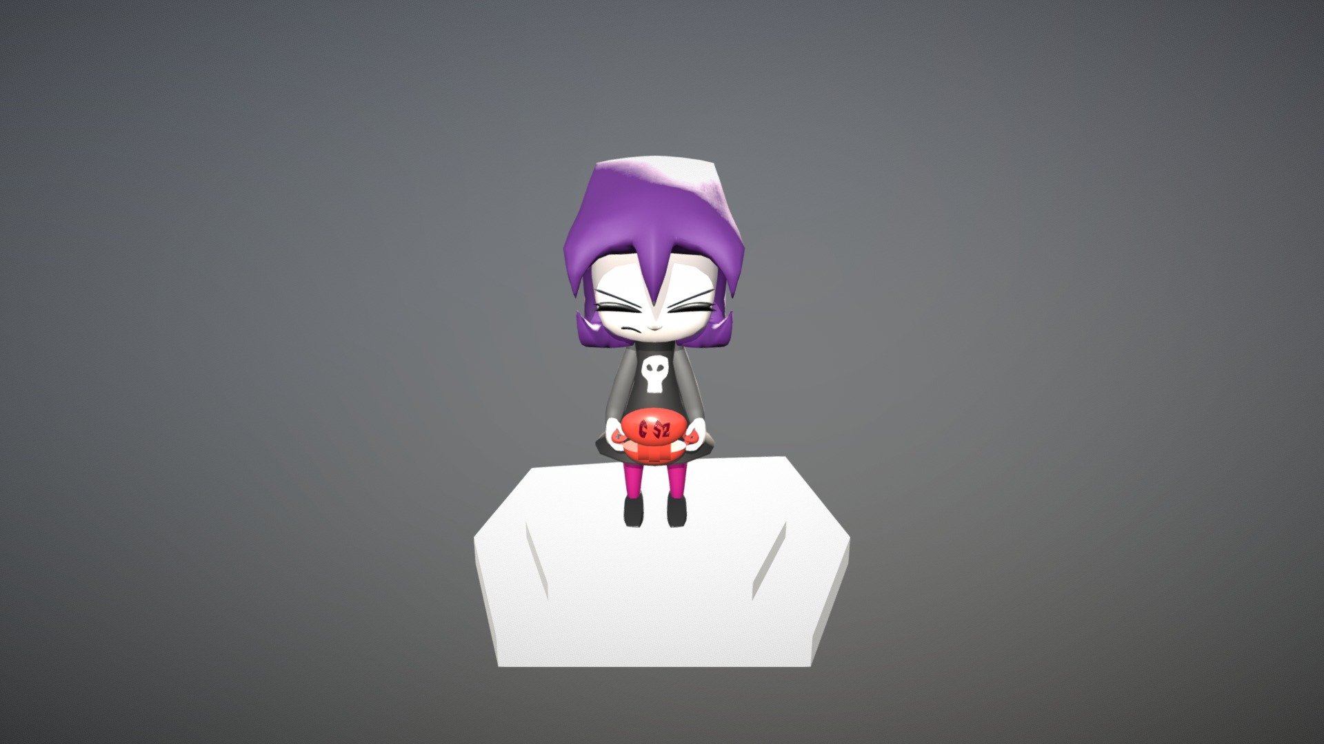 Gaz Membrane | Invader Zim - 3D model by JCorsiArts (@JCorsiArts