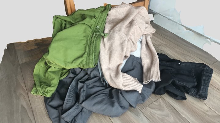 PILE OF CLOTHES 3D Model