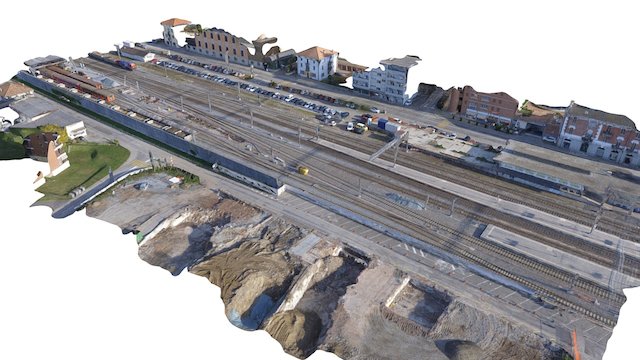 Mendrisio - Binari FFS - nov. 2016 3D Model