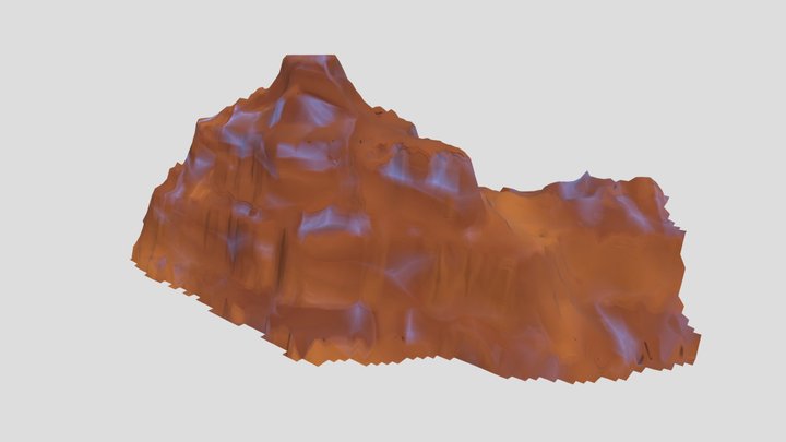 Canyon Wall 7 3D Model