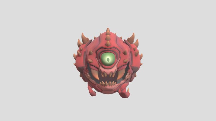 Cacodemon minifigure 3D Model