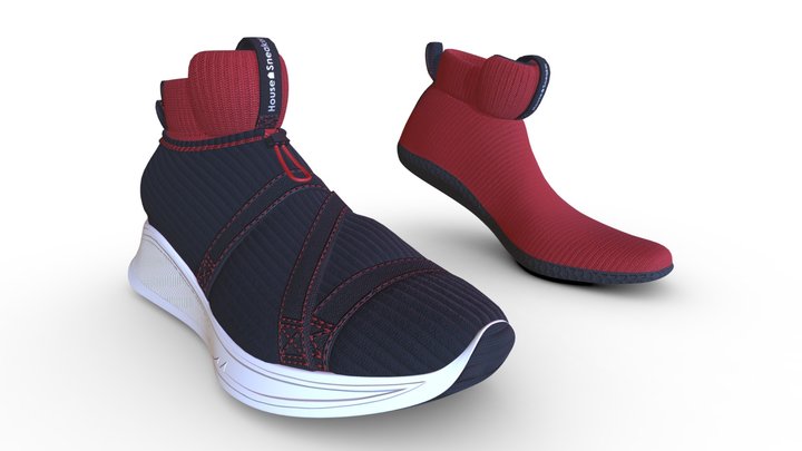 House Sneaker 3D Model