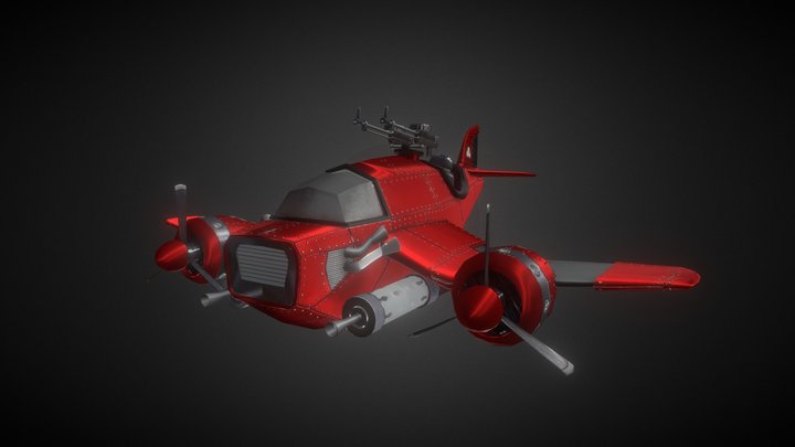 Custom Plane 3D Model