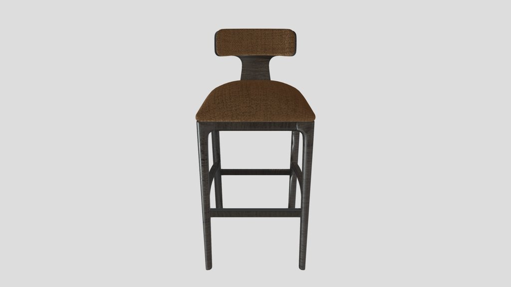 Ligne Fabric Bar And Counter Stool