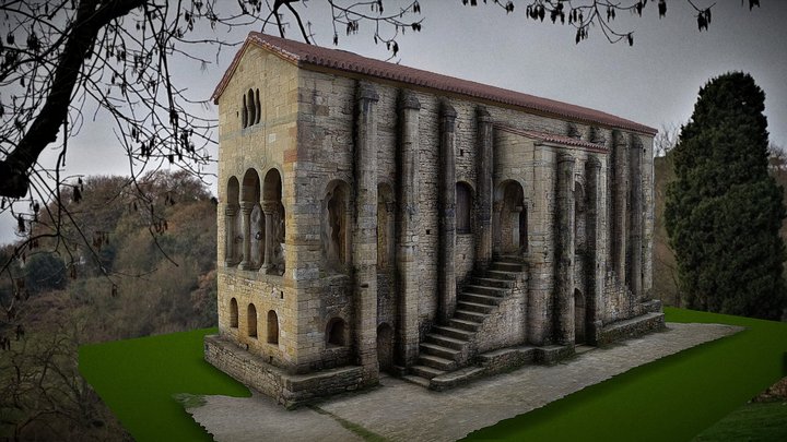 Santa María del Naranco, Oviedo 3D Model