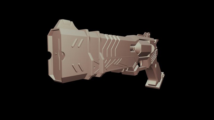 Punishing Gray Raven - Revolver 3D Model