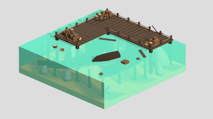 There He Rests, Under 'Finnegan's Way' 3D Model