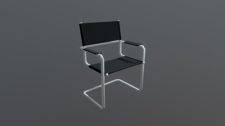 Bauhaus chair - Household Props Challenge 3D Model