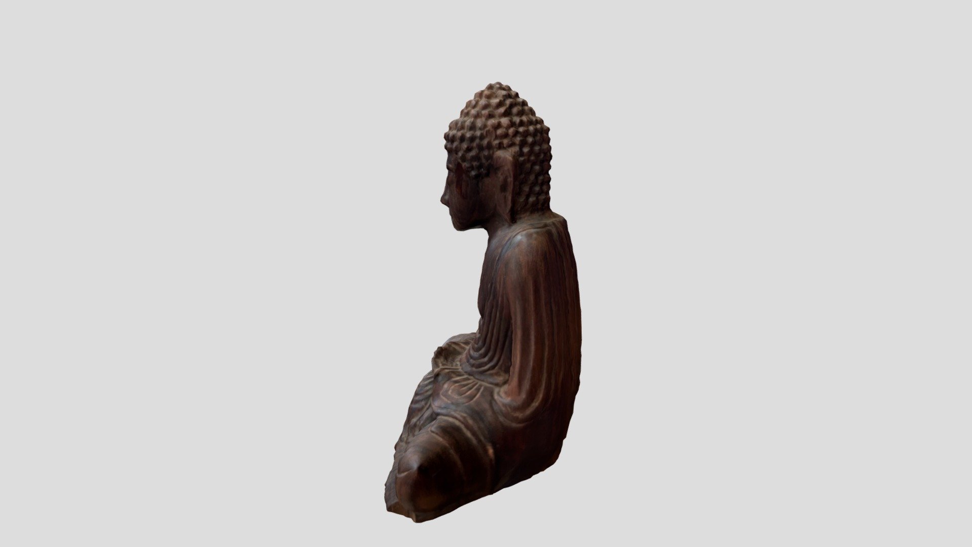 Buddha Wood sculpture