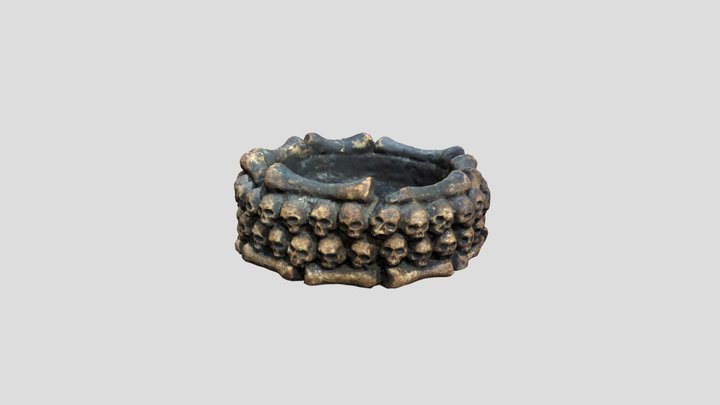 cenicero de la muerte , color 3D Model