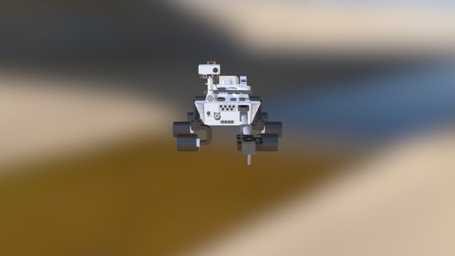 Rover Curiosity 3D Model