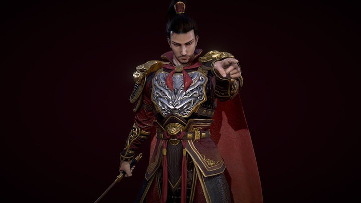 Warrior Yuan 3D Model