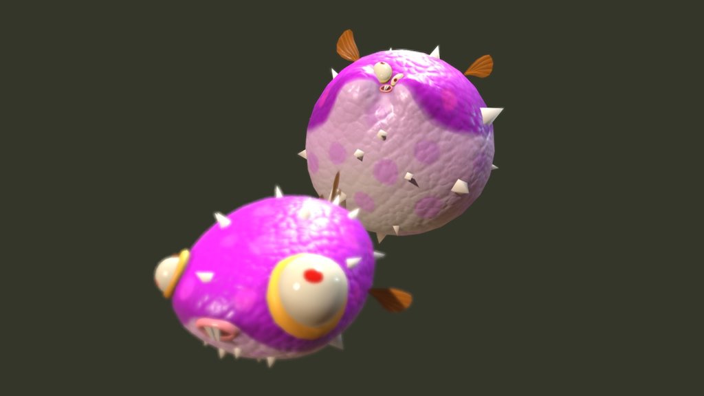 Puffer Fish from Psychonauts - ITROR - 3D model by nickmaksim [bb30874 ...