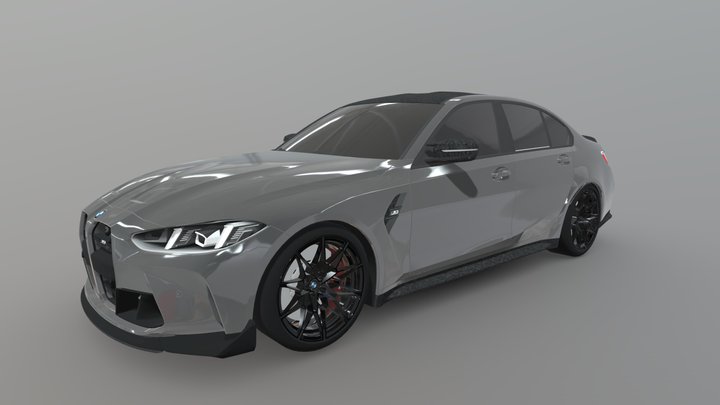 BMW M3 G80 2025 3D Model