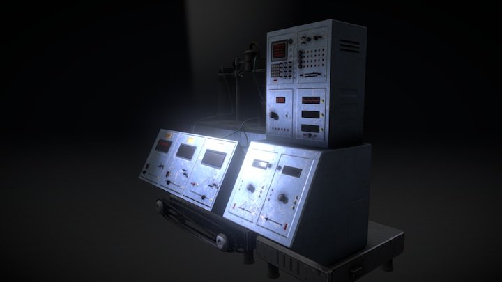 Heart - lung machine from the early 90s 3D Model