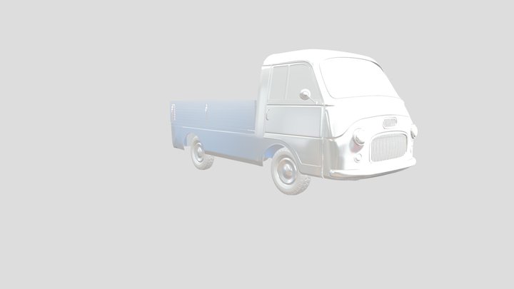 Fiat Vintage Truck 3D Model