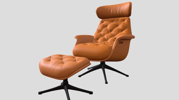 Chair_low_2 3D Model