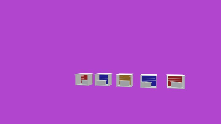 Market stall ed 5 3D Model