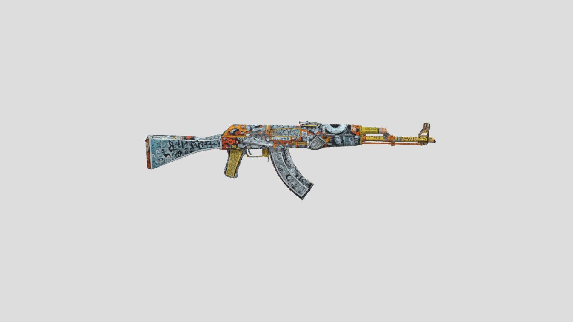 ak47-CsGo_Manga - Download Free 3D model by NAKS (@NAKS61424) [bb3594a ...