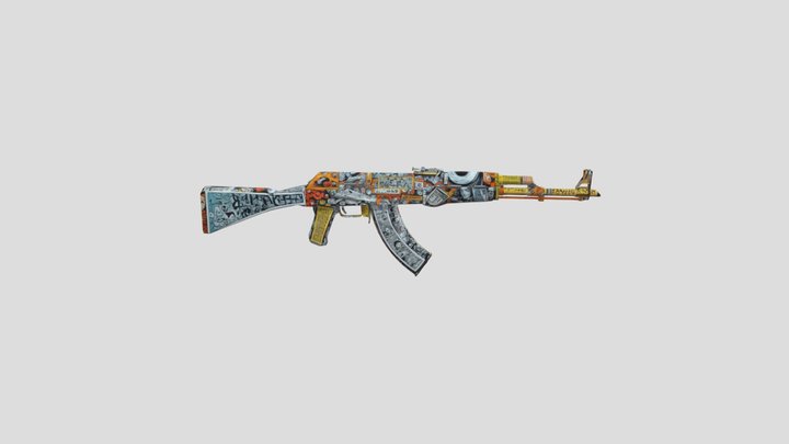 Ak47-csgo 3D models - Sketchfab