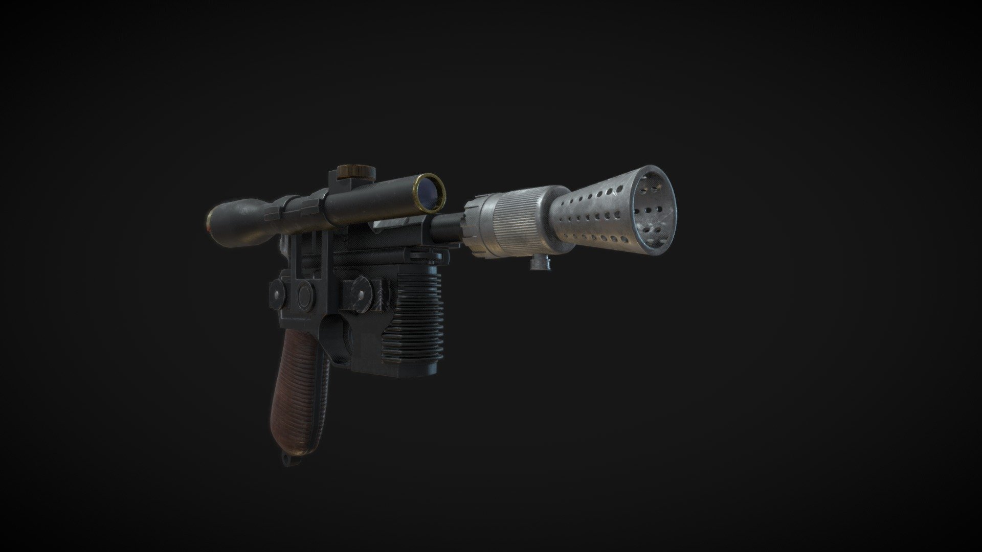 DL-44 Hard Surface Model - 3D model by wadej71499 [bb3597b] - Sketchfab