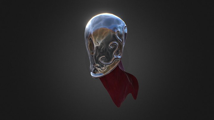Iron Helmet n´ Cloth 3D Model