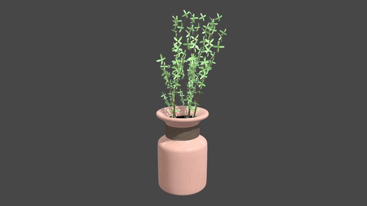 Flower Vase Your Mom Got From Home Goods 3D Model