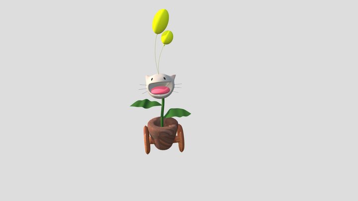 kitty flower 3D Model