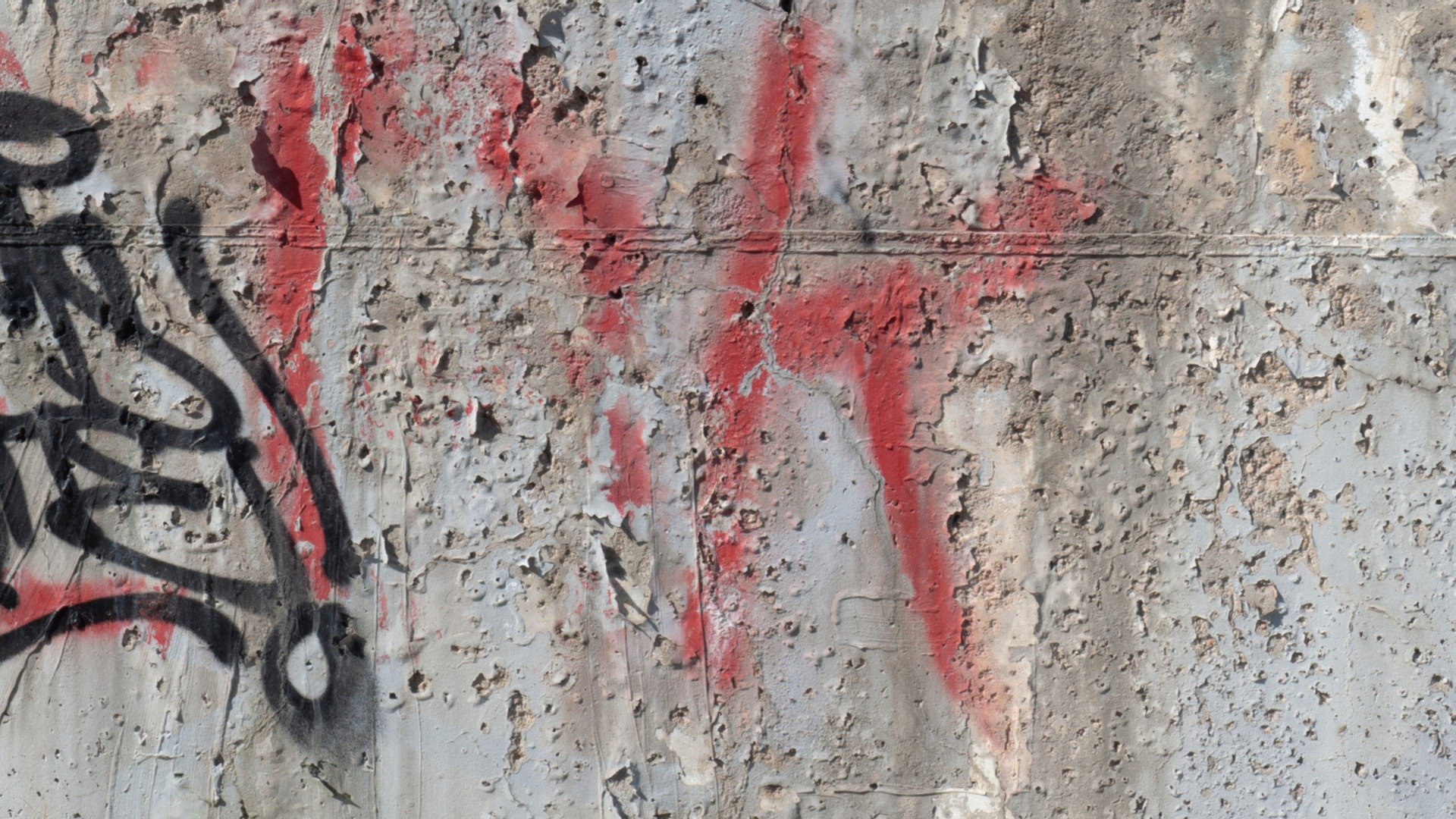 Red Graffiti Wall Scan Download Free 3D model by CommonSpence