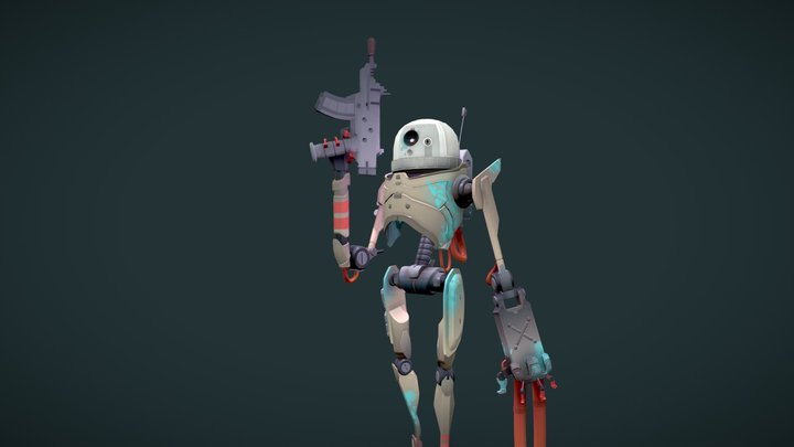 Ultimate Battle Droid 3D Model