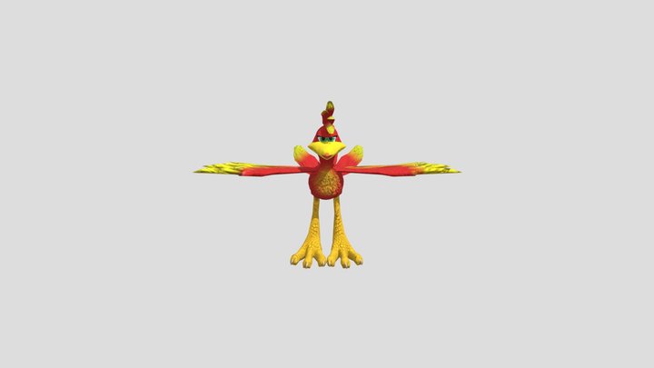 Kazooie 3D Model