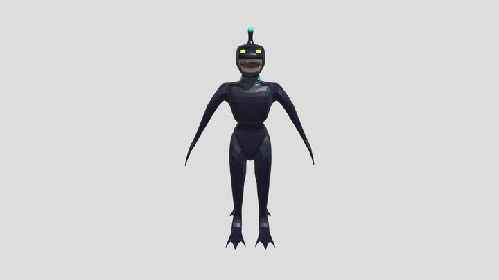 Deathboat Diablo Negro 3D Model
