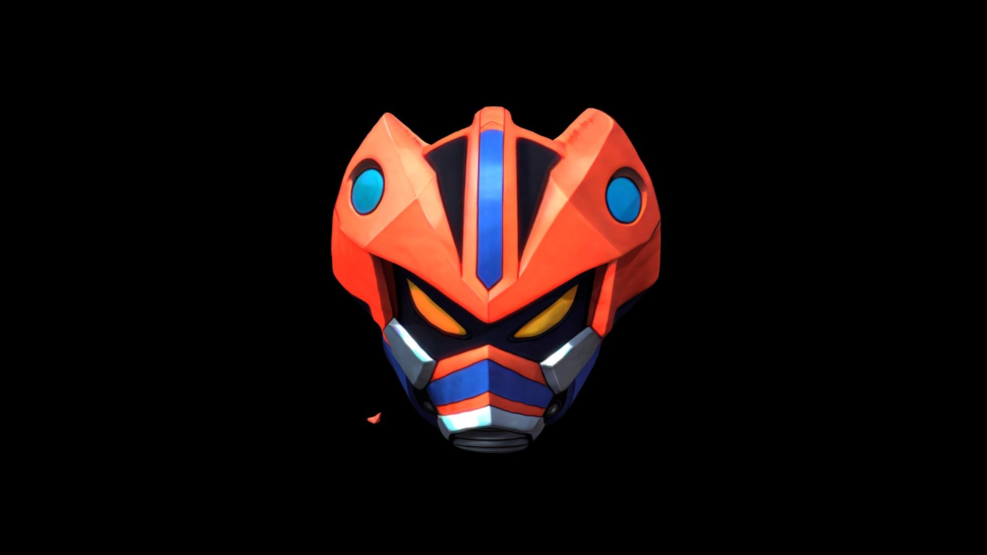 Helmet Mask Robot Cartoon 1278 - Download Free 3D model by klrxyz ...