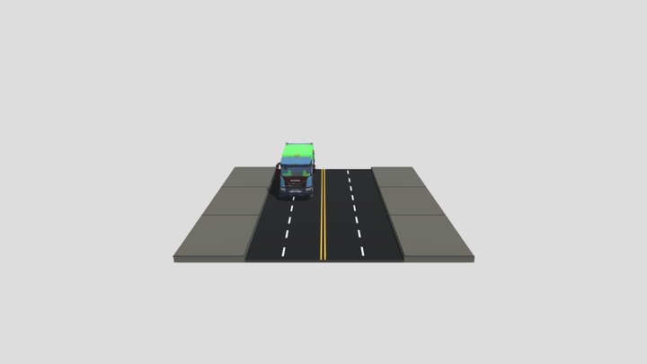 Camion Trash to the Future 3D Model
