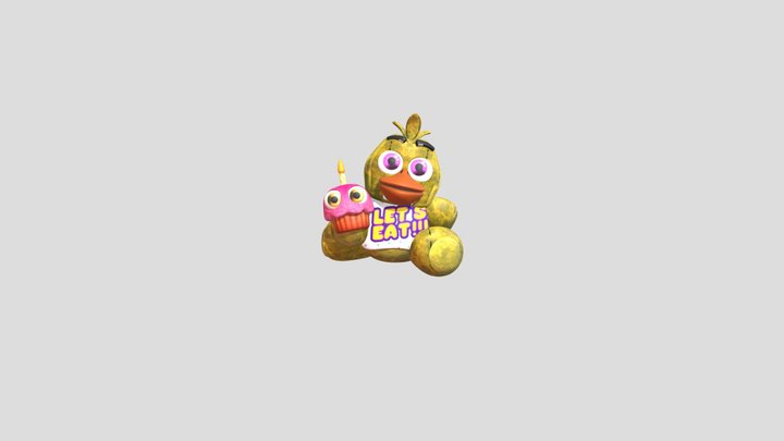 Plush Chica 3D Model