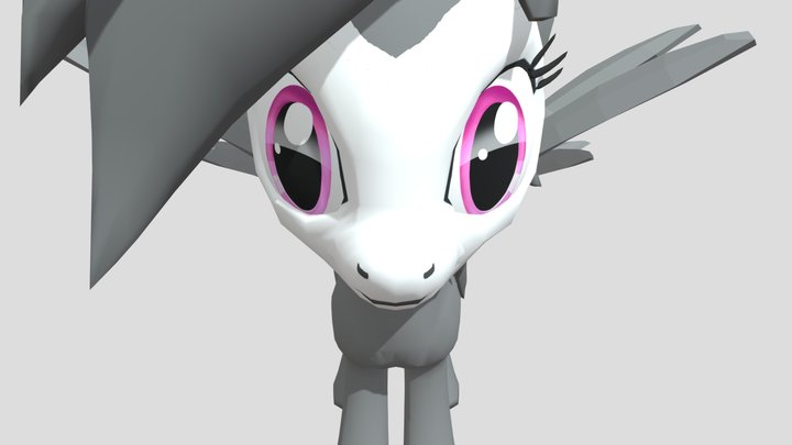Dashie Plush Cat (Pony) 3D Model
