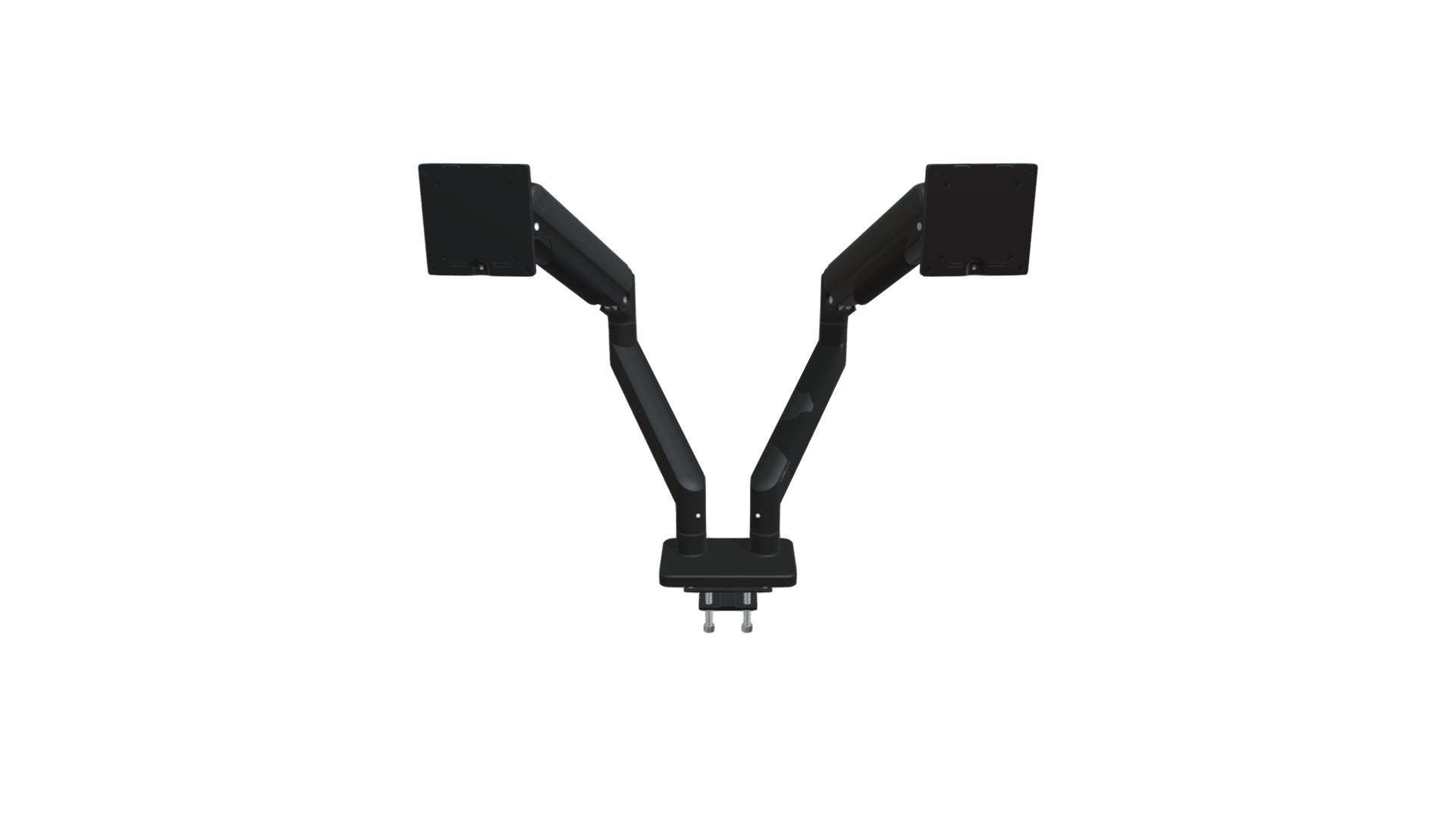 플러스듀얼모니터암 — Sketchfab embed 3D viewer
