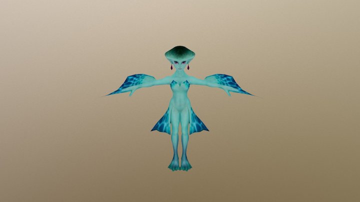 Princess Ruto - Hyrule Warriors 3D Model