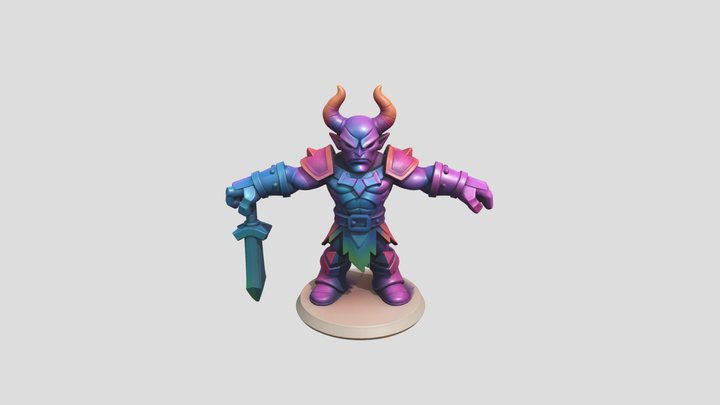 Village Figurine Stylized Asset